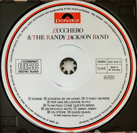 Zucchero & The Randy Jackson Band : Zucchero & The Randy Jackson Band (CD, Album)