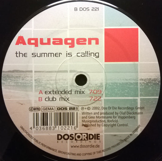 Aquagen : The Summer Is Calling (12")