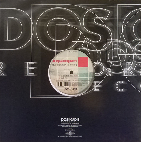Aquagen : The Summer Is Calling (12")