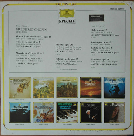 Frédéric Chopin : Chopin Festival (LP, Comp)