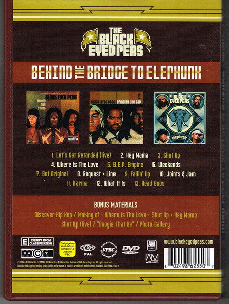 Black Eyed Peas : Behind The Bridge To Elephunk (DVD-V, PAL)