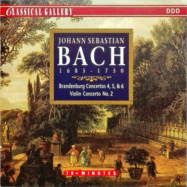 Johann Sebastian Bach : Brandenburg Concertos 4, 5, & 6 Violin Concerto No. 2 (CD)