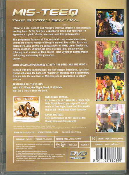 Mis-Teeq : The Story So Far... (DVD-V, PAL, Reg)