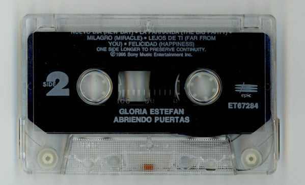 Gloria Estefan : Abriendo Puertas (Cass, Album)
