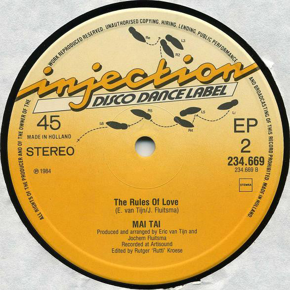 Mai Tai : Body And Soul (12", EP, Maxi)