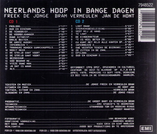 Neerlands Hoop In Bange Dagen : OFFSMBOET IPPQ DPEF (2xCD, RE)