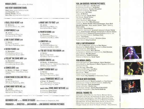 Norah Jones : Live In New Orleans (DVD-V, Multichannel, PAL)