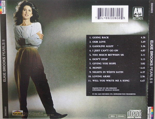 Elkie Brooks : Pearls II (CD, Album)