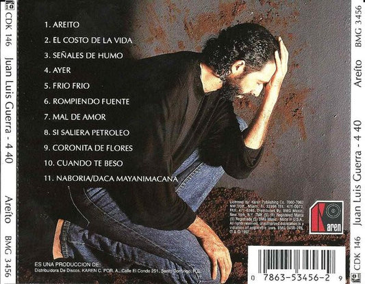 Juan Luis Guerra 4.40 : Areíto (CD, Album)