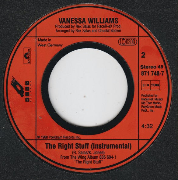 Vanessa Williams : Dreamin' (7", Single)
