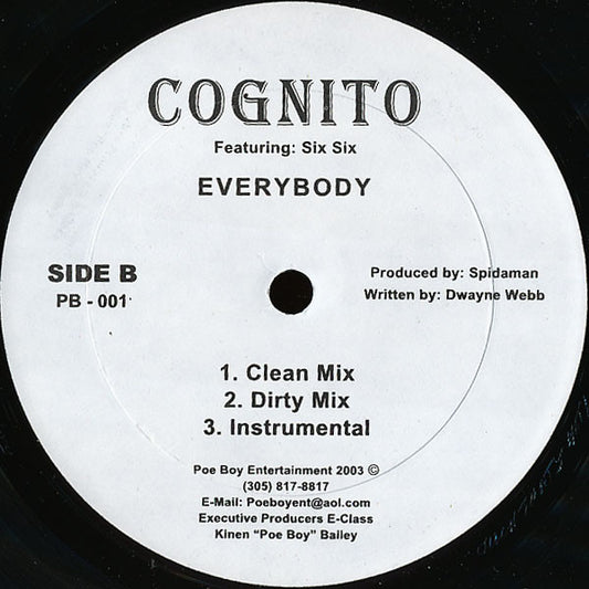 Cognito : Big Bank / Everybody (12")