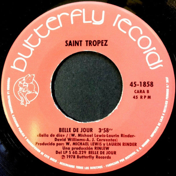 Saint Tropez : One More Minute (7", Single)