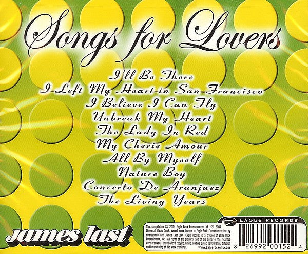James Last : Songs For Lovers (CD, Comp)
