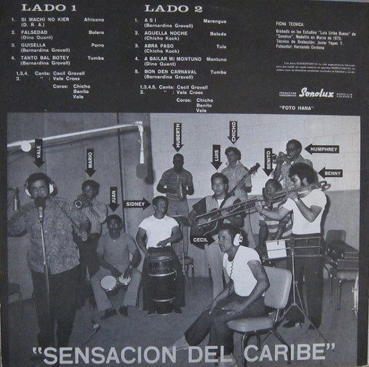 Sensacion Del Caribe : Si Machi No Kier (LP)