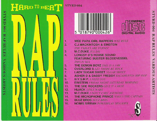Various : Hard To Beat - Rap Rules (CD, Comp)
