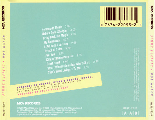 Jimmy Buffett : Hot Water (CD, Album)