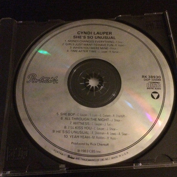 Cyndi Lauper : She's So Unusual (CD, Album)