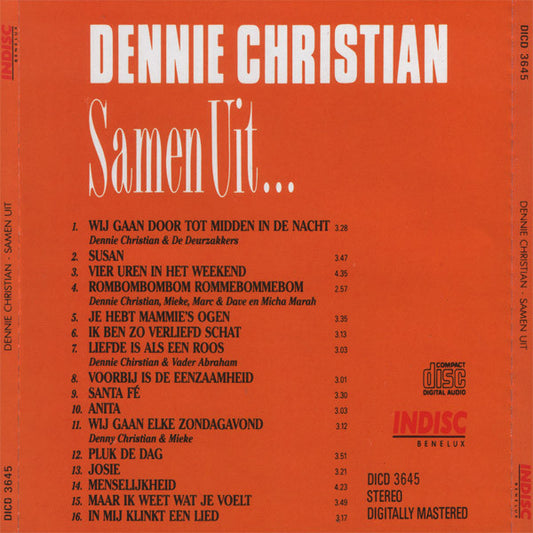 Dennie Christian : Samen Uit... (CD, Album)