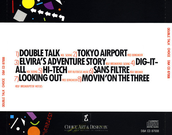 Choice (12) : Double Talk (CD, Album)