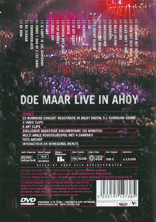 Doe Maar : Hees Van Ahoy (DVD-V, Album, RE)