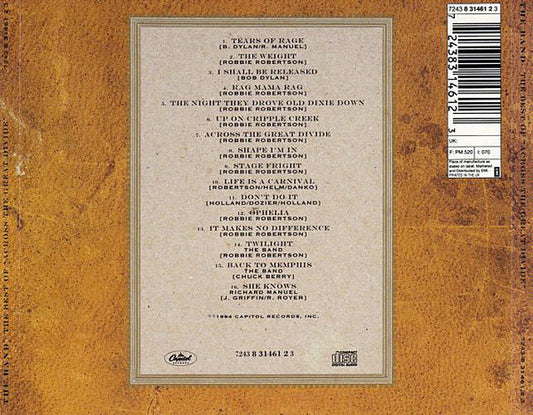 The Band : The Best Of Across The Great Divide (CD, Comp)