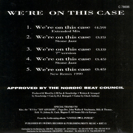 DaYeene : We're On This Case (CD, Maxi)