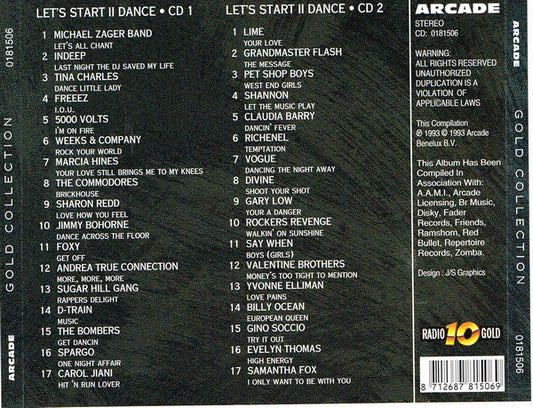 Various : Gold Collection 5 - Let's Start II Dance (2xCD, Comp)
