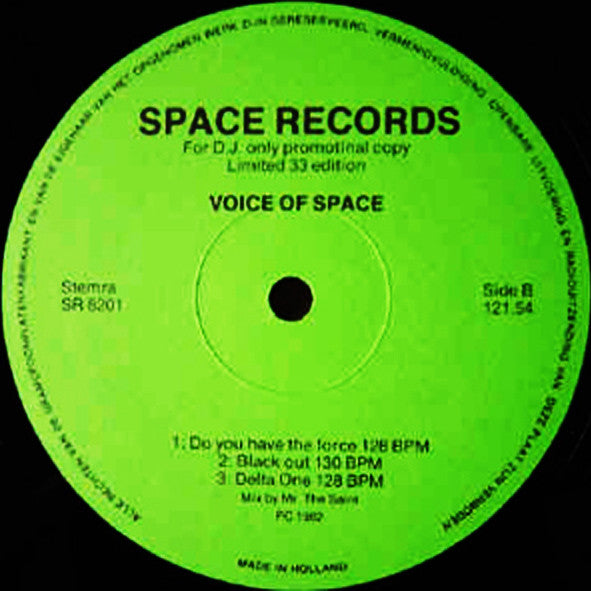 Various : Voice Of Space (12", P/Mixed, Promo, Unofficial)