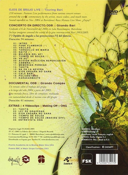 Ojos de Brujo : Girando Barí (DVD)