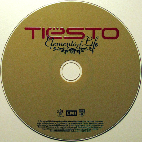 Tiësto* : Elements Of Life (CD, Album)