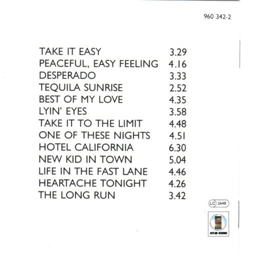 Eagles : The Best Of Eagles (CD, Comp, Tar)