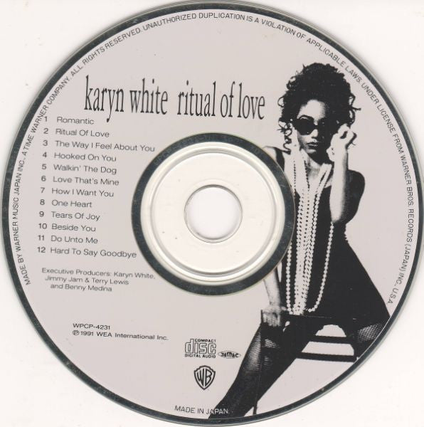 Karyn White : Ritual Of Love (CD, Album)