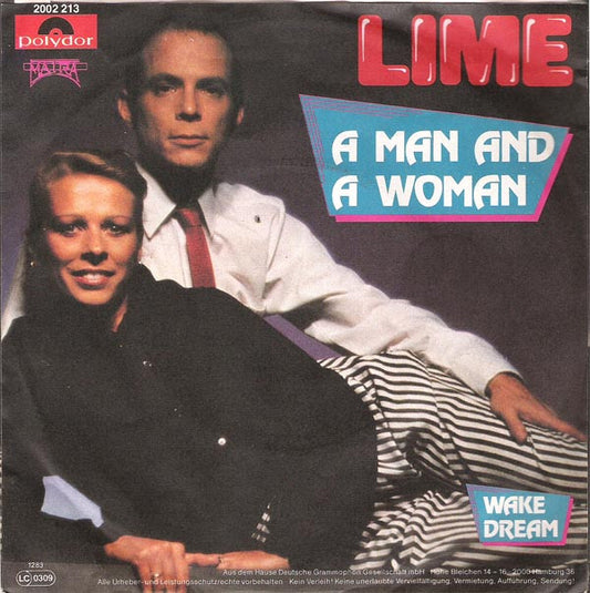 Lime (2) : A Man And A Woman (7", Single)