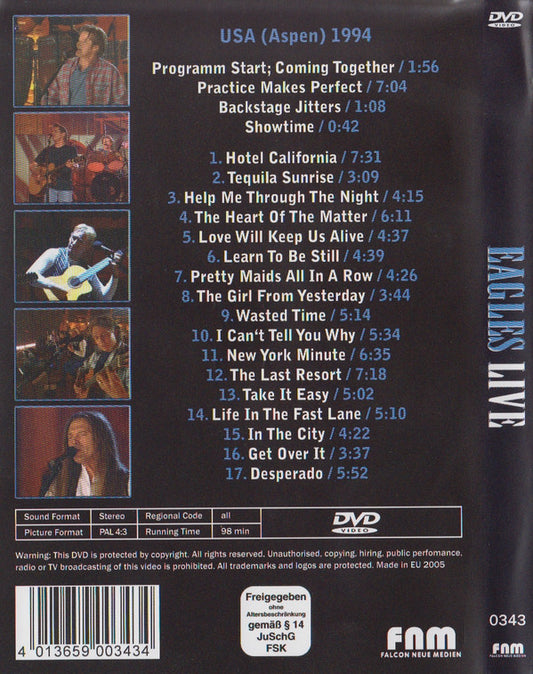 Eagles : Live (DVD-V, PAL)