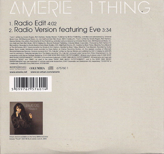 Amerie : 1 Thing (CD, Single)