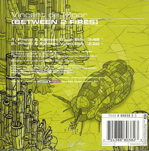 Vincent De Moor : Between 2 Fires (CD, Single, Car)