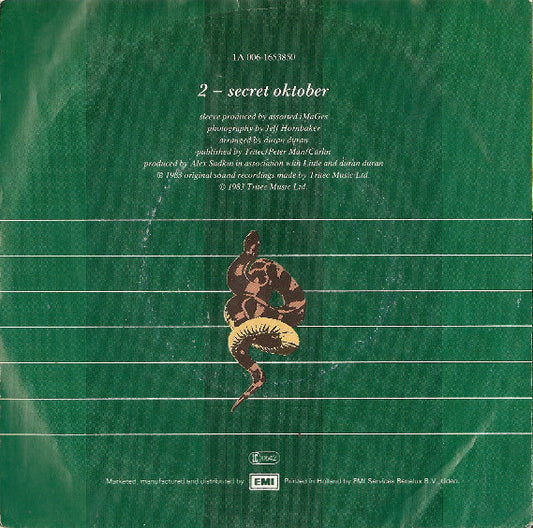 Duran Duran : Union Of The Snake (7", Single, Ltd + Flexi, 6", S/Sided, Pic, Med)
