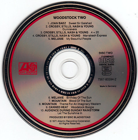 Various : Woodstock Two (2xCD, Album, RE, RM)