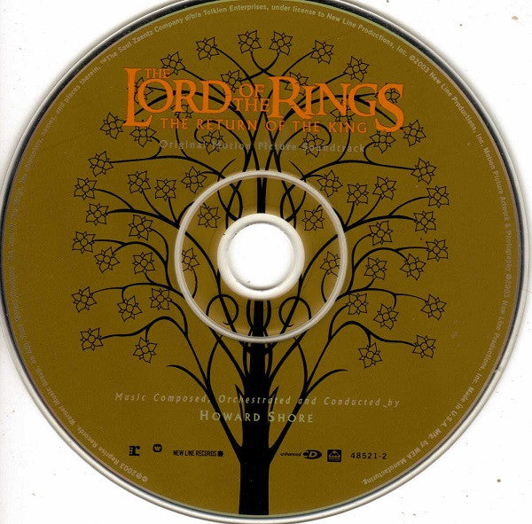 Howard Shore : The Lord Of The Rings: The Return Of The King (CD, Album, Enh, RP)