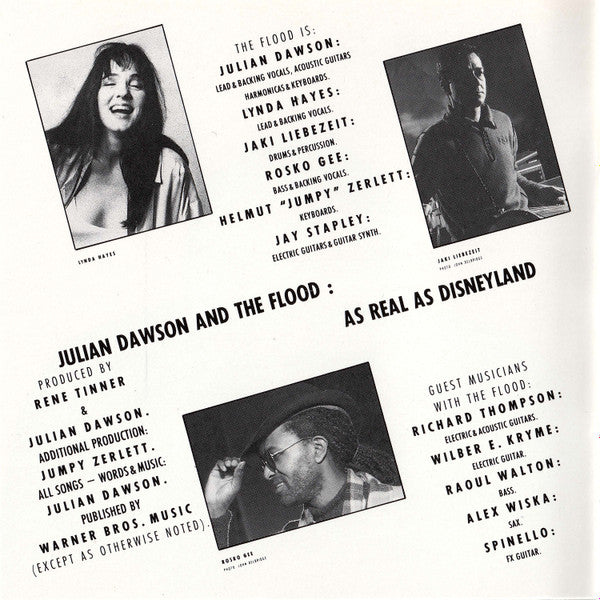 Julian Dawson And The Flood (3) : As Real As Disneyland (CD, Album)