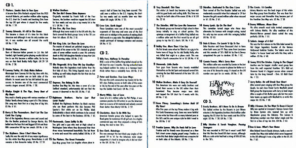 Various : Halfway To Paradise (3xCD, Comp, RM)