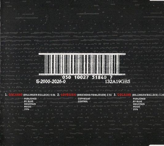 XC-NN : Cocaine (CD, Single, Promo)