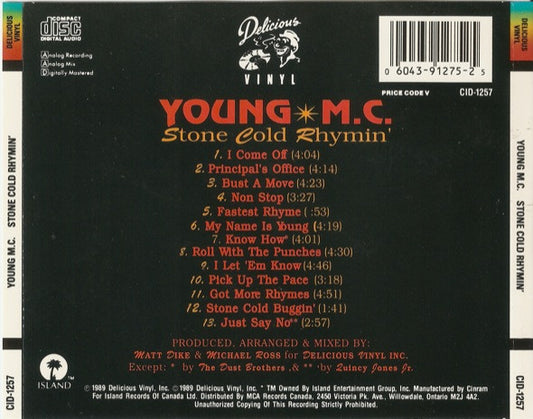 Young MC : Stone Cold Rhymin' (CD, Album)