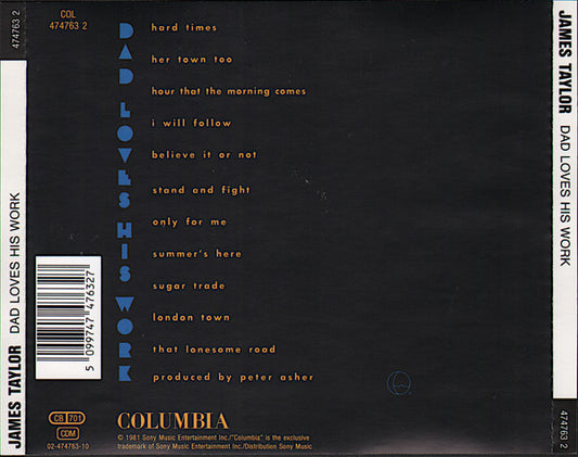 James Taylor (2) : Dad Loves His Work (CD, Album)