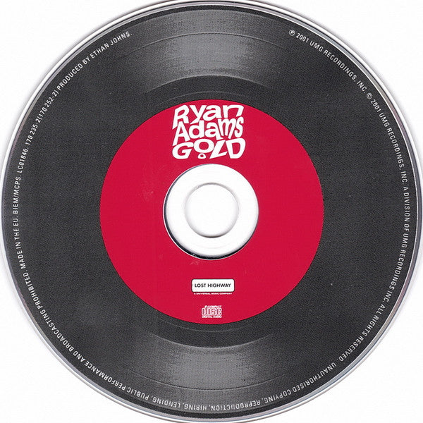 Ryan Adams : Gold (CD, Album)
