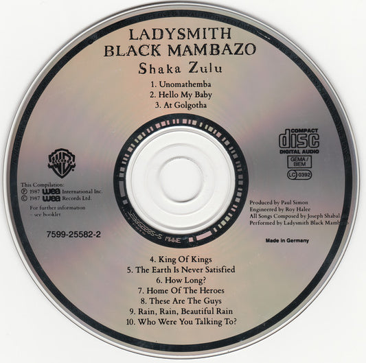 Ladysmith Black Mambazo : Shaka Zulu (CD, Album, RP)