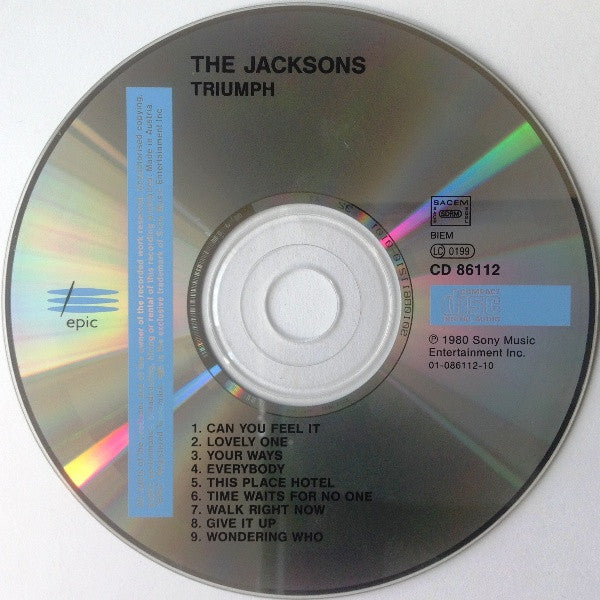 The Jacksons : Triumph (CD, Album, RE)