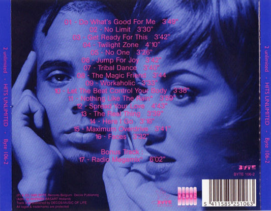 2 Unlimited : Hits Unlimited (CD, Comp, Ben)