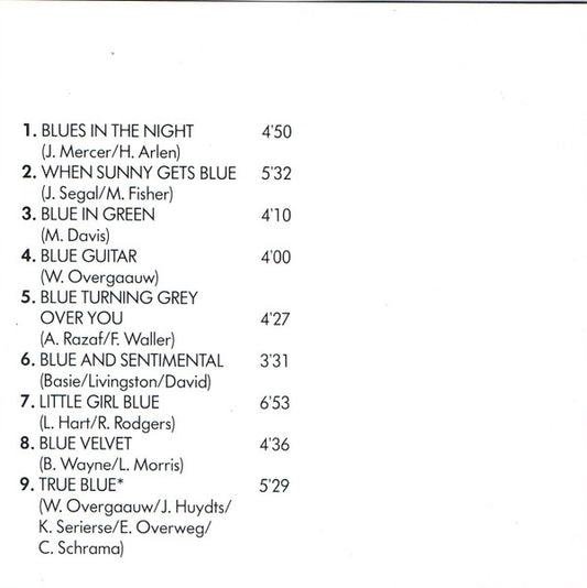 Wim Overgaauw : In The Mood For... Blue Guitar (CD, Album)