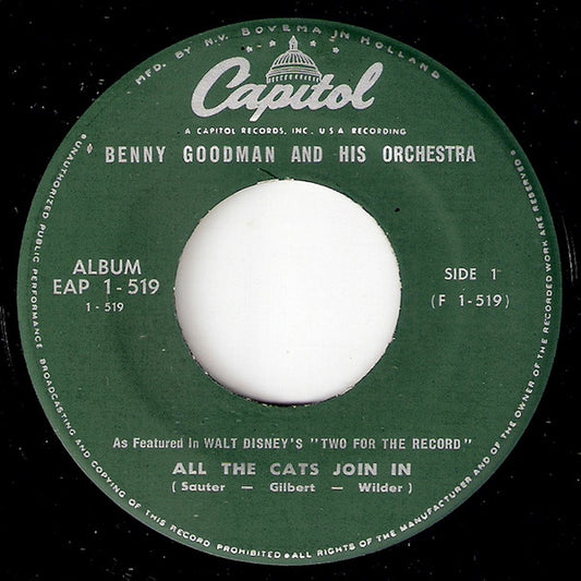 Benny Goodman : 2 For The Record (7", EP)